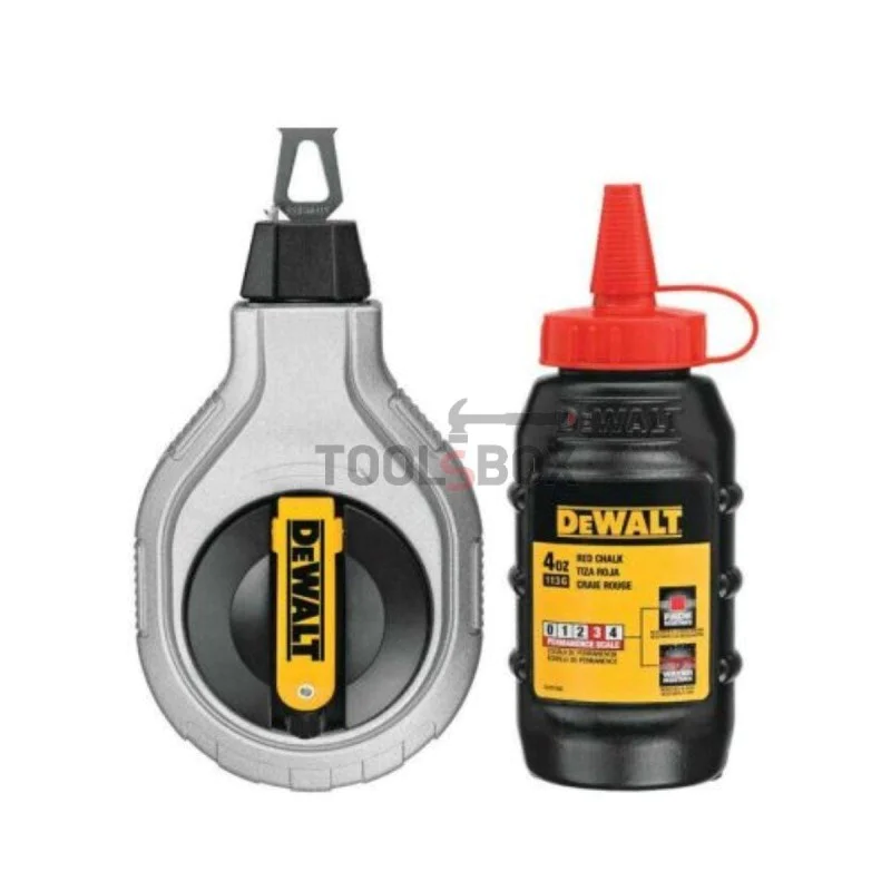 Red paint pencil set DeWALT DWHT47408-0, 30m