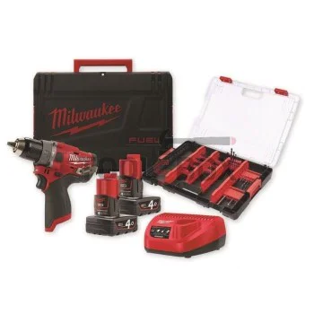 Комплект акумулаторен ударен винтоверт Milwaukee M12 FPD-402XA