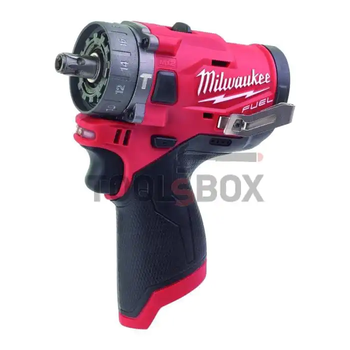 Brushless impact driver with Milwaukee M12FPDX-0 attachment