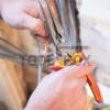 Telephone pliers straight STANLEY 210 mm, 1000V 0-84-007