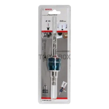 Адаптор за боркорони със свредло BOSCH Power Change Plus, HSS-G ,16-210мм
