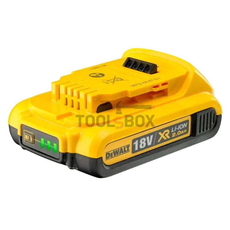 Rechargeable battery DeWALT DCB183 Li-Ion 18 V, 2.0 Ah , XR