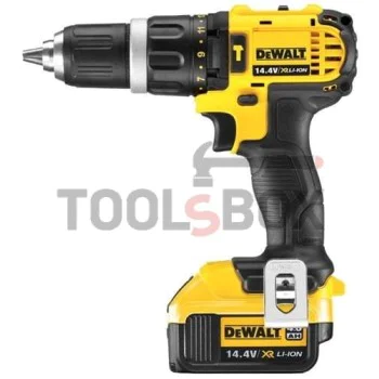 Винтоверт-бормашина ударен акумулаторен DeWALT DCD735M2 , 14.4V , 2 батерии , куфар и зарядно
