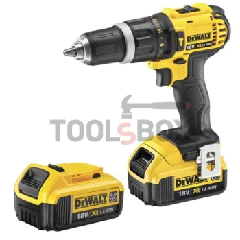 Винтоверт-бормашина ударен акумулаторен DeWALT DCD785M2 комплект 18V