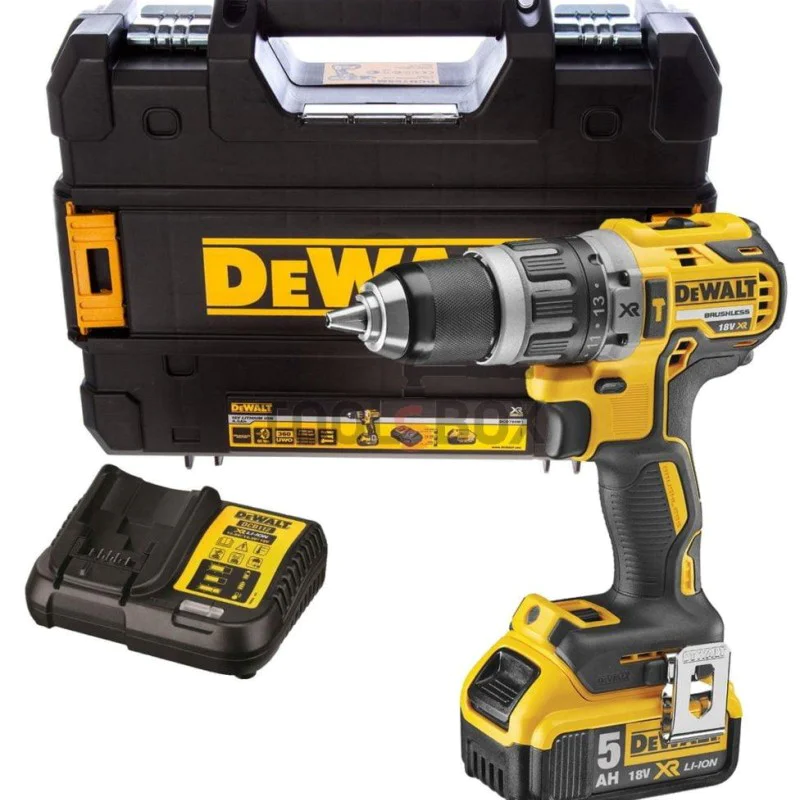 Cordless Brushless Screwdriver DeWALT DCD796P1 , 18 V, kit