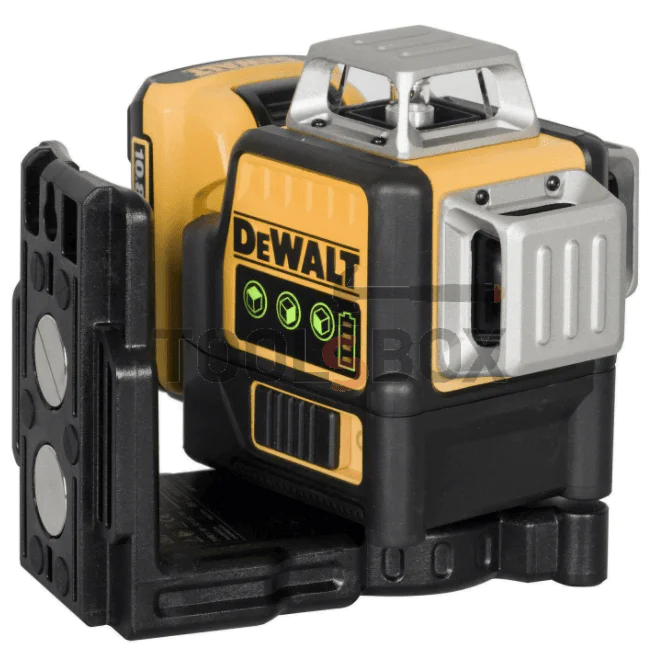 Лазерен нивелир DeWALT DCE089D1G , 360° 3 зелени лъча + Тринога DeWalt DE0736, 5/8", 1.73 м