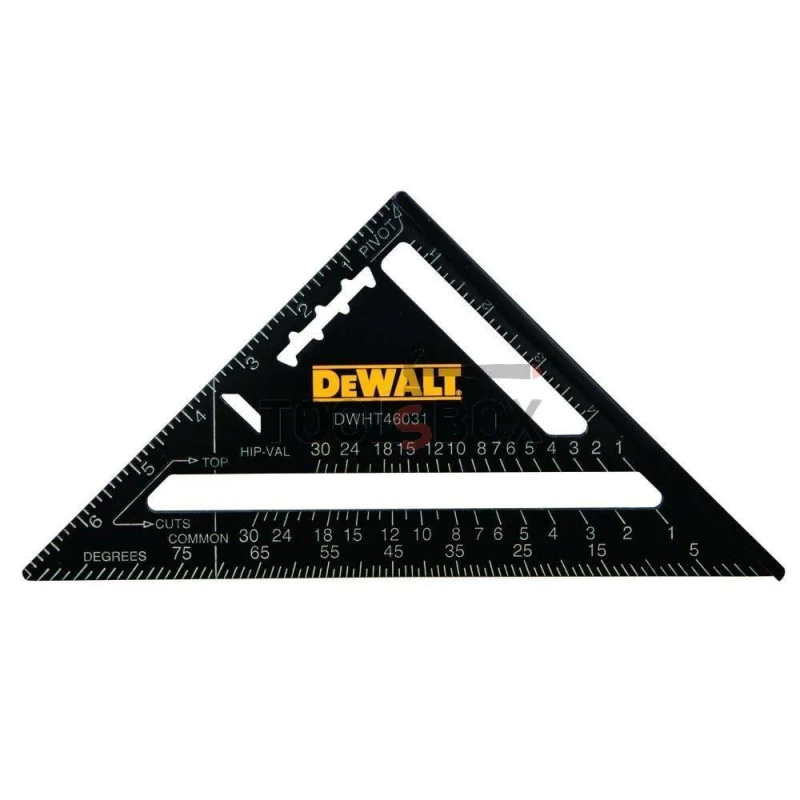 Multifunction triangle Dewalt DWHT46031 , Right angle for beams