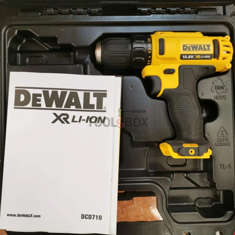 Cordless screwdriver DeWalt DCD710NT / 10.8V / 2-speed