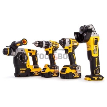 Комплект акумулаторни машини DeWalt DCK422P3T, 18V безчеткови, SET