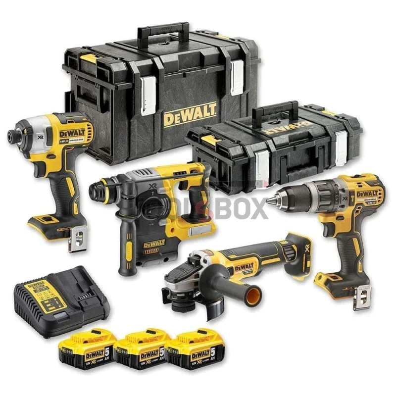Dewalt DCK422P3, 18V, 3x5Ah cordless brushless drill set