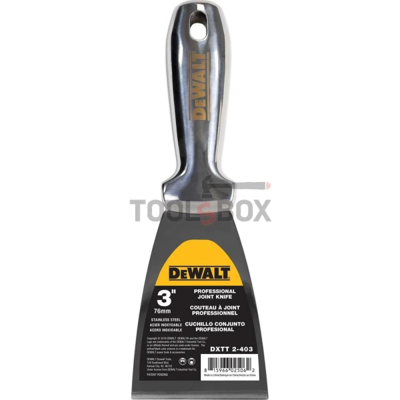 Spatula with welded handle DeWALT DXTT 2-403 / 3''/ 76mm