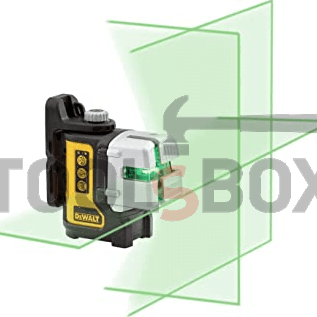 DeWalt DW089CG Laser Level - 3 Green Beams 50m