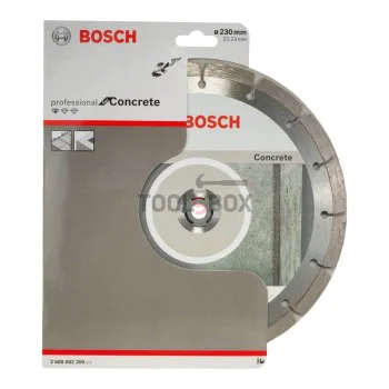 Диамантен диск Bosch 2608602200 Standard for CONCRETE 230x2.3x22.23мм