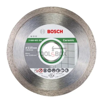Диамантен диск Bosch 2608602201 Standard for Ceramic 115х1.6x22.23мм