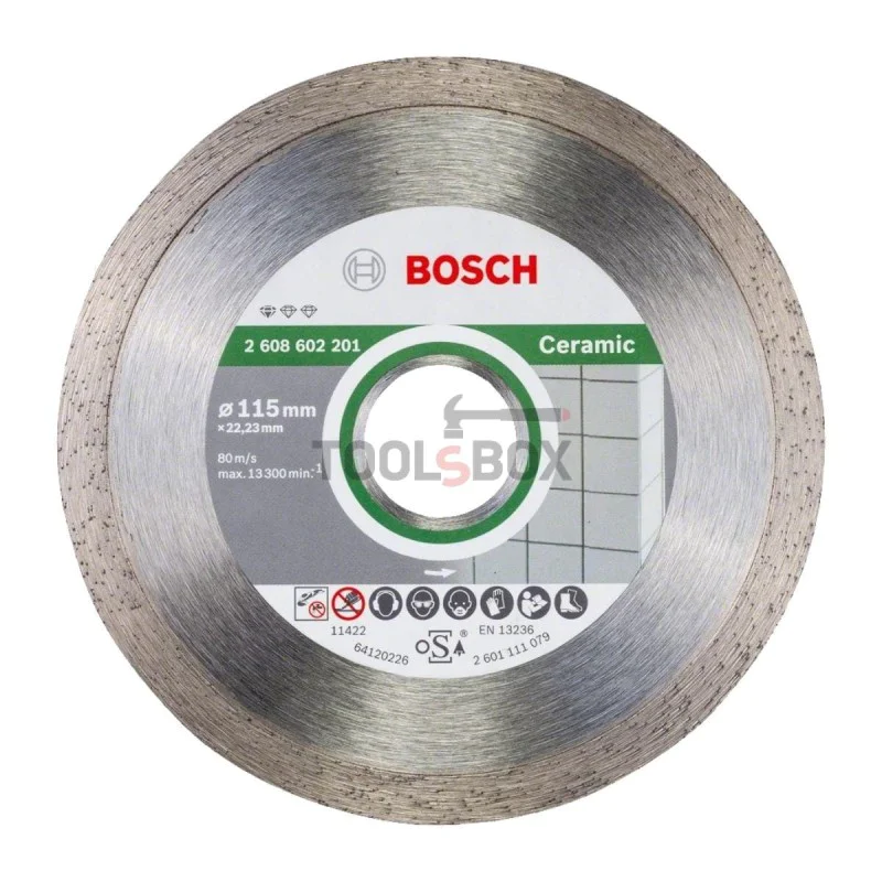 Bosch Diamond Disc 2608602201 Standard for Ceramic 115x1.6x22.23mm