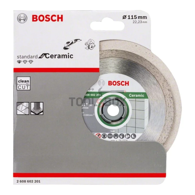 Bosch Diamond Disc 2608602201 Standard for Ceramic 115x1.6x22.23mm