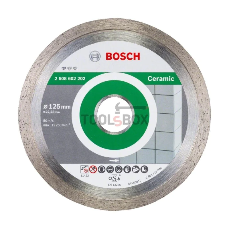 Bosch Diamond Disc 2608602202 Standard for Ceramic 125x1.6x22.23mm