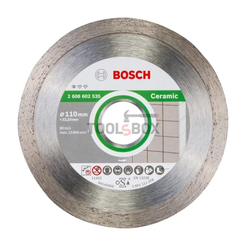 Bosch Diamond Disc 2608602535 Standard for Ceramic 110x1.6x22.23mm