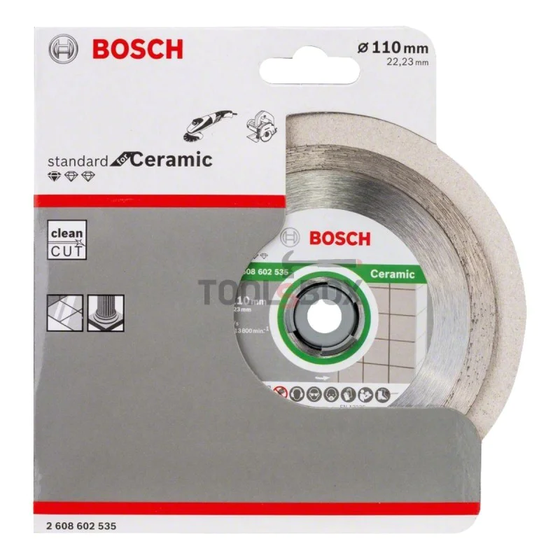 Bosch Diamond Disc 2608602535 Standard for Ceramic 110x1.6x22.23mm