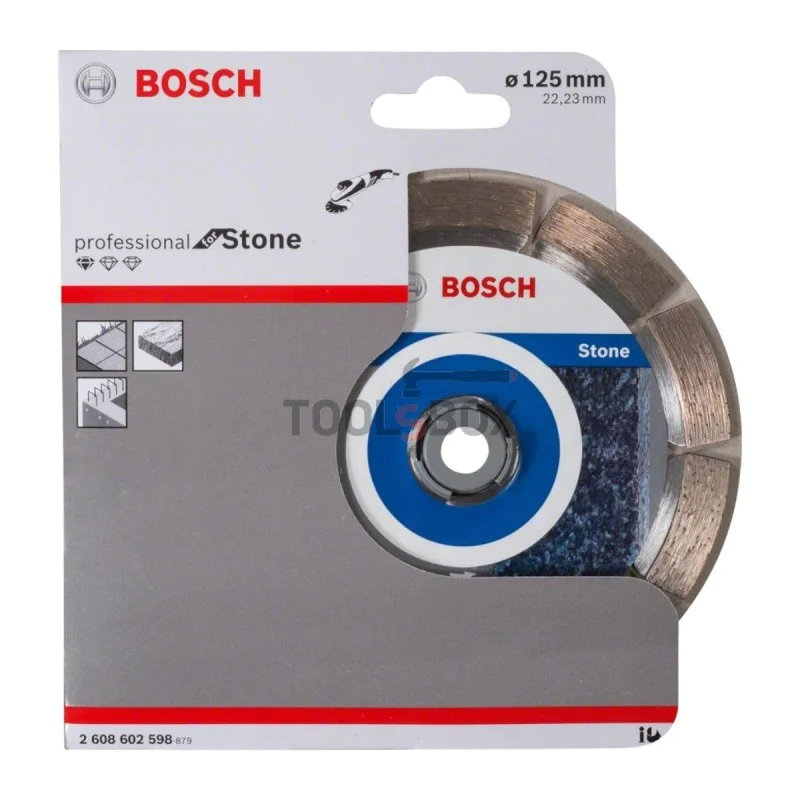 Bosch Diamond Disc 2608602598 Standard for Stone 125x1.6x22.23mm
