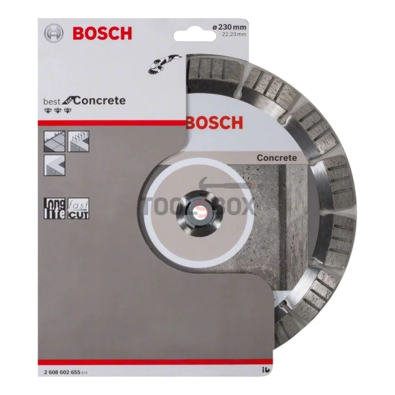 Bosch Diamond Disc 2608602655 Best for Concrete 230x2.4x22.23mm
