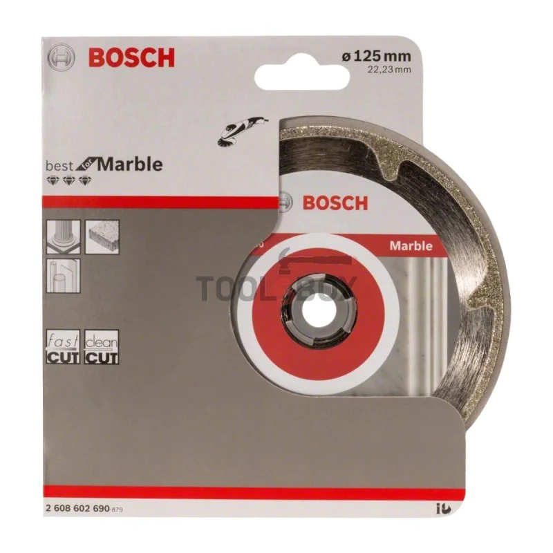 Diamond disc BOSCH 2608602690 Best for Marble 125x2.2x22.23mm