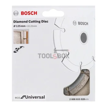 Диамантен диск Bosch 2608615028 ECO Universal 125x2.0x22.23мм