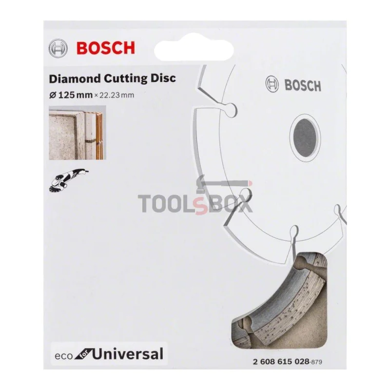 Bosch 2608615028 ECO Universal Diamond Wheel 125x2.0x22.23mm