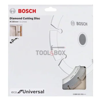 Диамантен диск Bosch 2608615031 ECO Universal 230x2.0x22.23мм