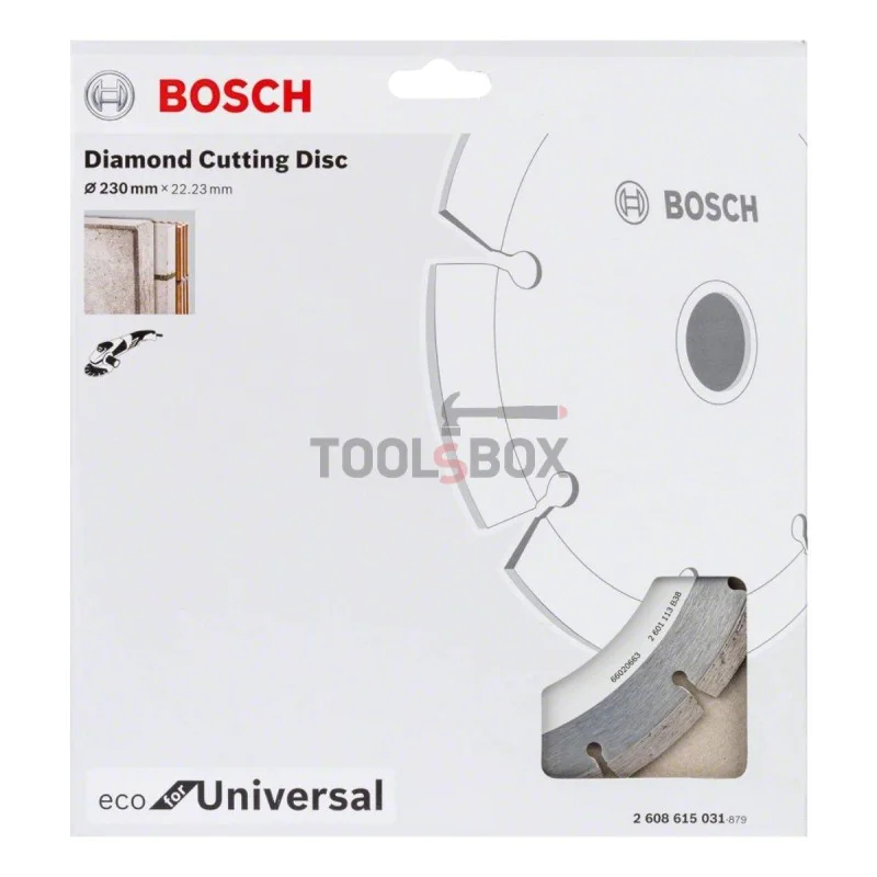 Bosch 2608615031 ECO Universal diamond blade 230x2.0x22.23mm