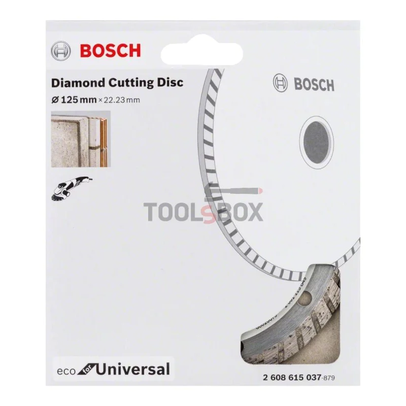 Bosch 2608615037 Turbo ECO Universal Diamond Wheel 125x2.4x22.23mm