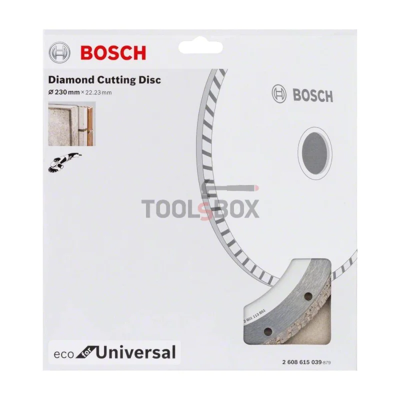 Bosch 2608615039 Turbo ECO Universal diamond blade 230x3.0x22.23mm