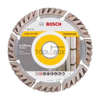 Диамантен диск Bosch 2608615059 Standard for Universal 125x2.0x22.23мм
