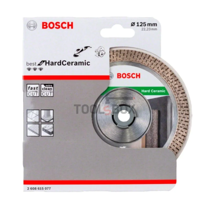 Bosch Diamond Disc 2608615077 Standard for Hard Ceramic 125x1.4x22.23mm
