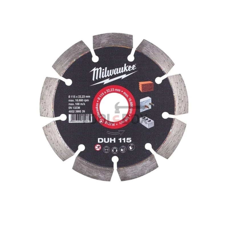 Milwaukee DUH 115x22,2mm Diamond Disc, 4932399539