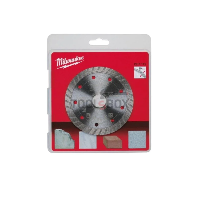Milwaukee DUT 115 x 22.23 mm diamond stone cutting wheel