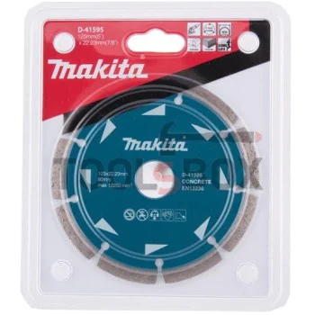 Диамантен диск за сухо рязане Makita D-41595, 125mm, 22.23mm