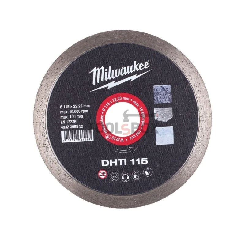 Milwaukee DHTI 115x22,2mm Diamond Disc, 4932399552