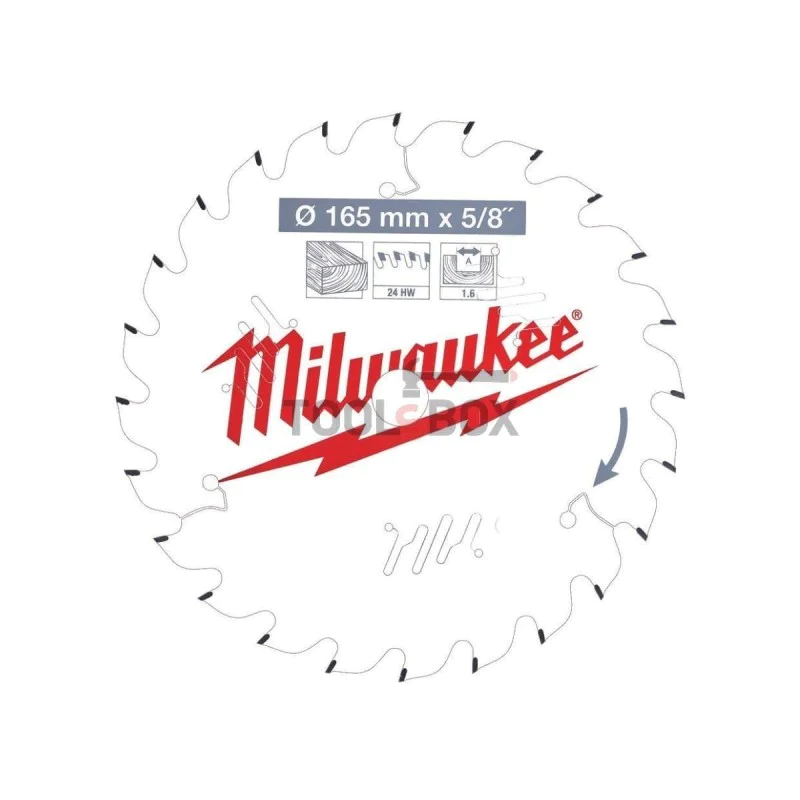 Milwaukee disc f165mm ATB, 4932471311