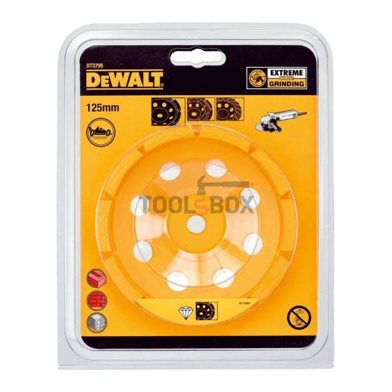 Diamond disc for concrete grinding DeWALT DT3795-QZ 125 mm, Extreme