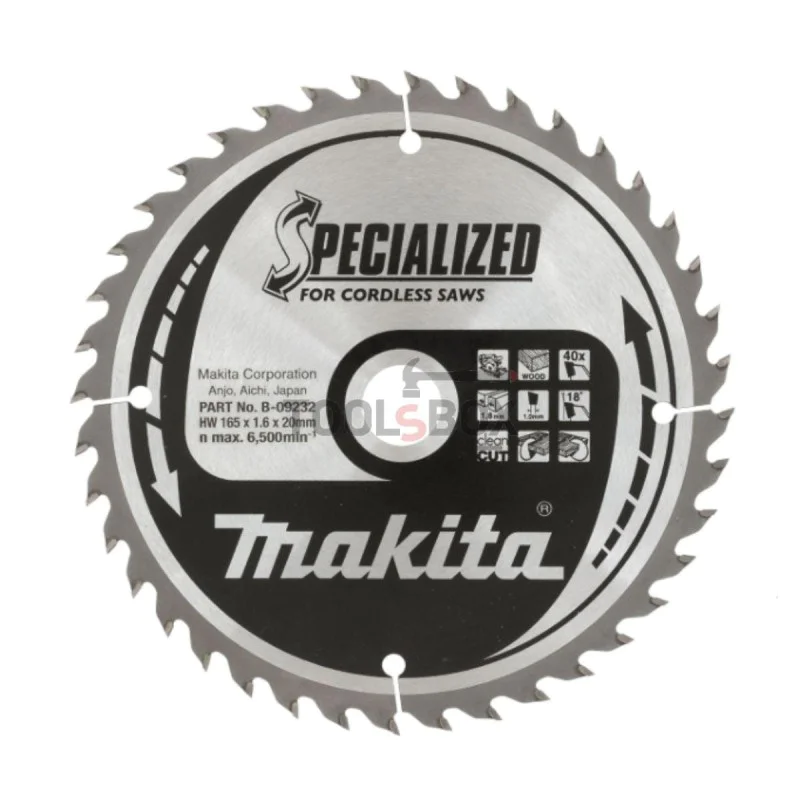Metal cutting disc HM Makita B-09232 Specialized 165x20x1.6mm