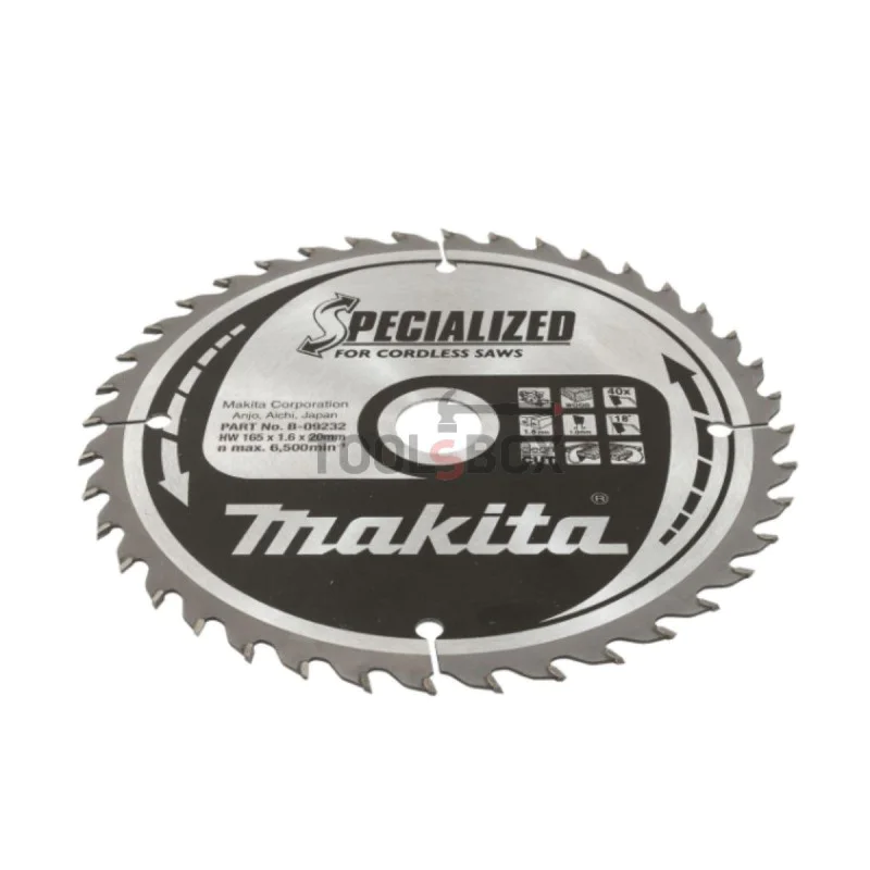 Metal cutting disc HM Makita B-09232 Specialized 165x20x1.6mm