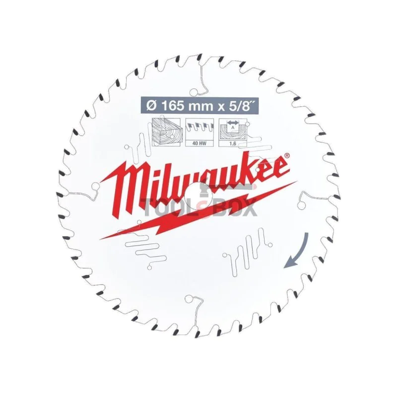 Milwaukee disc f165mm ATB, 4932471312