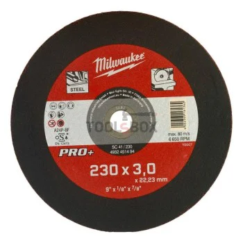 Диск за метал 230x3mm Milwaukee 4932451494 PRO+