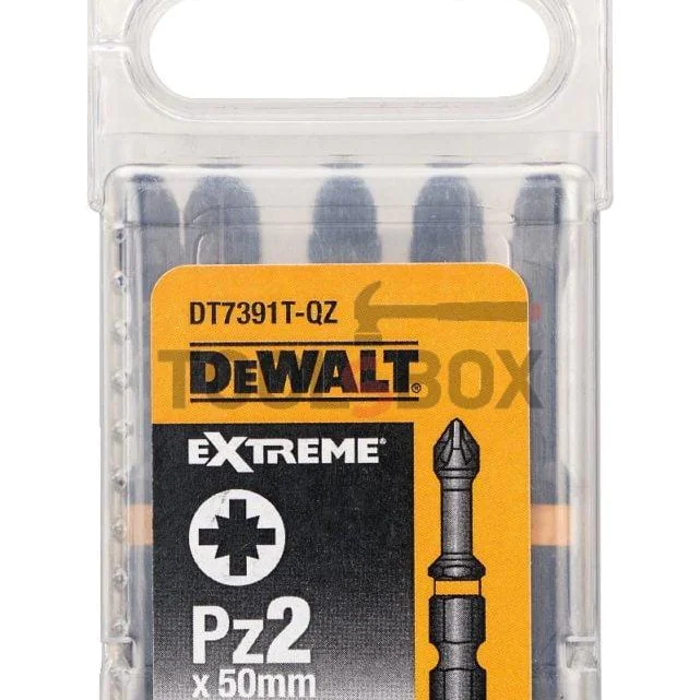 Bits Dewalt DT7391T - Pz2 - 50 mm 5 pcs.