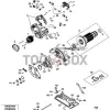 Graphite brush for DeWALT DWE550, DWE560 handheld circular saw / N179042