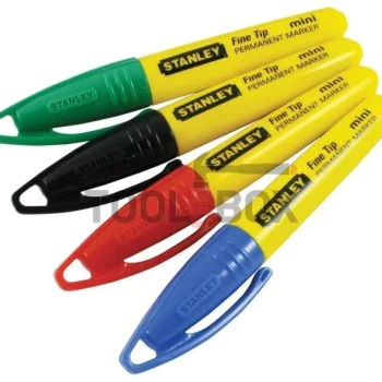 Stanley 1-47-329 4pc Mini Fine Point Marker/Pen