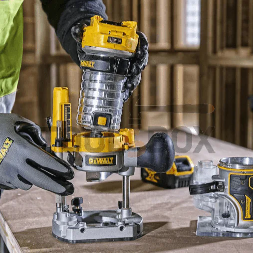 Оберфреза DeWALT DCW604P2 ръчна комбинирана 18 V, 16 000-25 500 об./мин, ф 6.35 мм