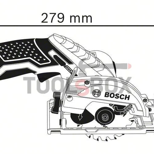 Cordless hand saw BOSCH GKS 12V-26 Solo, Ø 85 mm