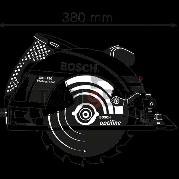 Bosch circular saw GKS 190, 1400 W, Ø 190 mm